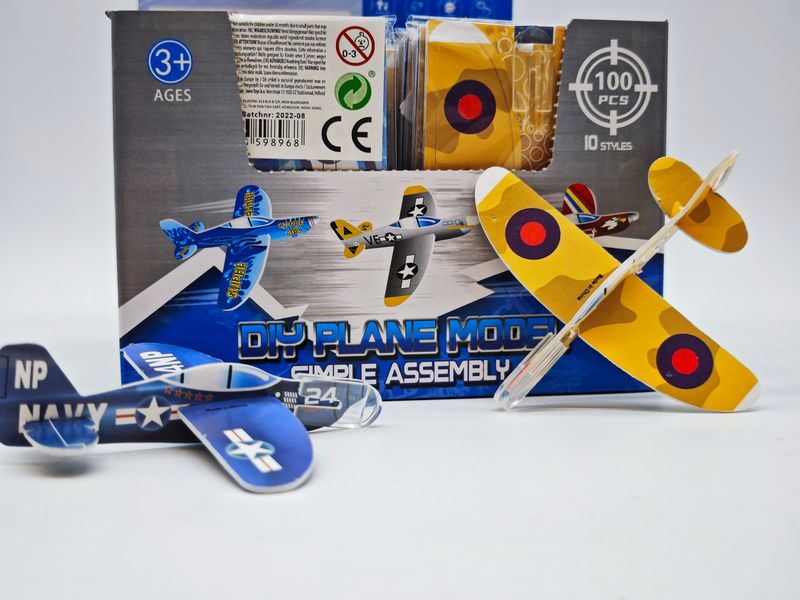 Flugzeug papierflieger 2er set