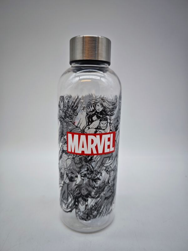 Marvel 850 ml wiederverwendbare Wasserflasche aus Kunststoff Marvel 850 ml wiederverwendbare Wasserflasche aus Kunststoff
