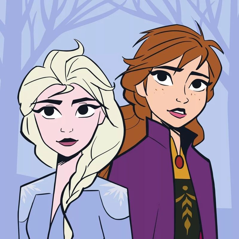 Disney Frozen, Disney Eiskönigin Schwestern Magisches Handtuch, Gesichtstuch Badetuch