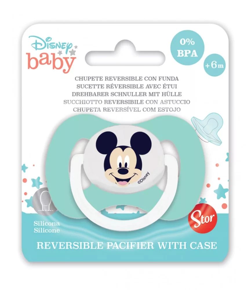 Disney Mickey wendbar Baby mit Schnulleretui
