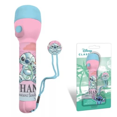 Disney Lilo und Stitch Cheeky Batteriebetriebene Taschenlampe 21 cm