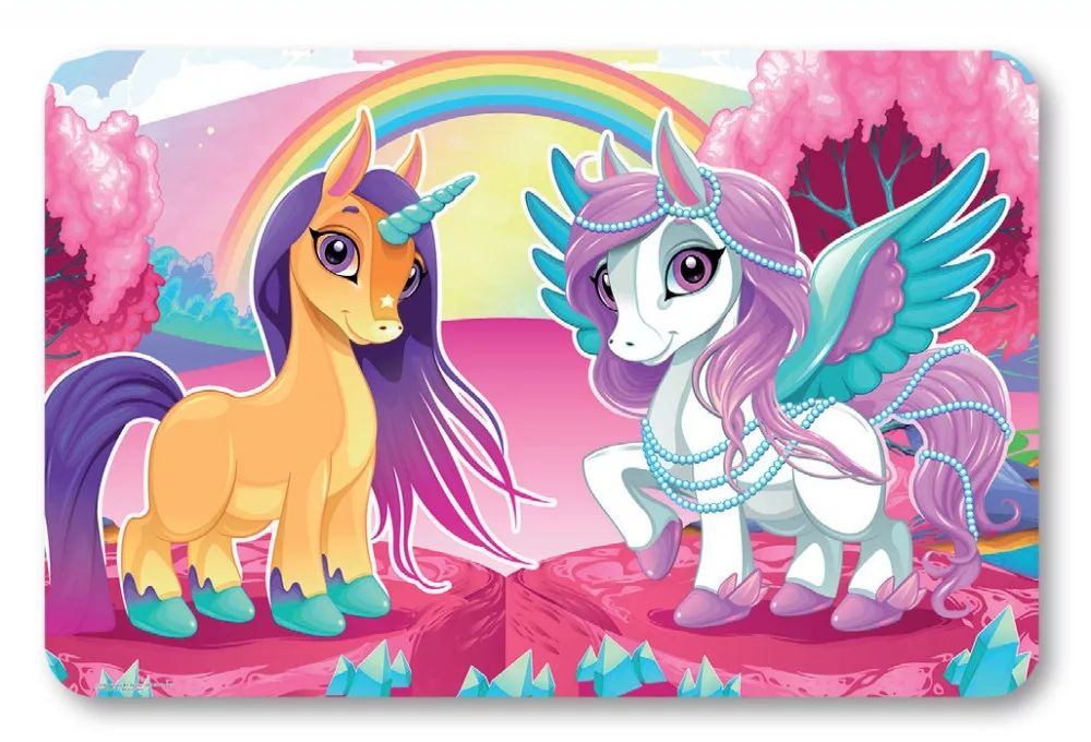 Einhorn Telleruntersatz, Platzdeckche my Polly Pocket 