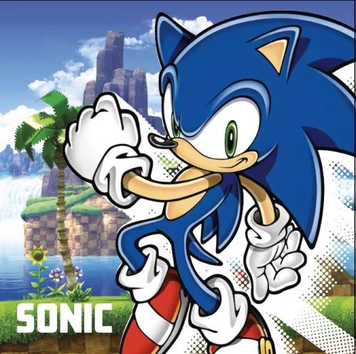 Sonic the Hedgehog Island Kid Handtuch, Gesichtstuch
