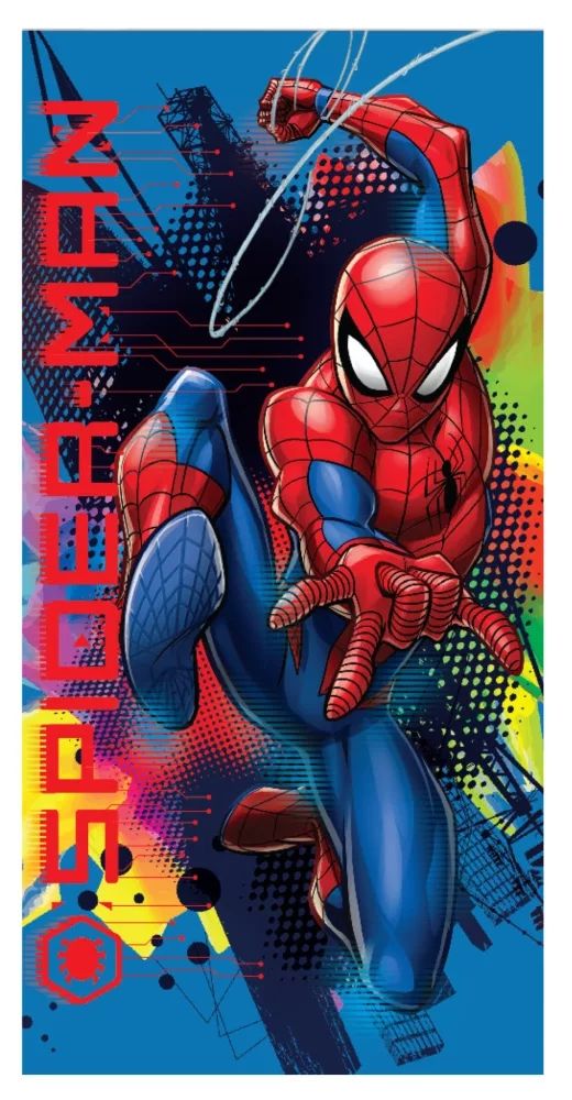 Spiderman Blue Badetuch, Strandtuch 70x137 cm