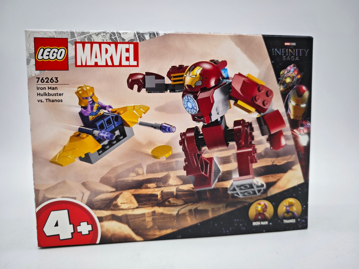 Konstruktions-Spielset LEGO 76263 Marvel Super Heroes (4+) - Iron Man Hulkbuster vs. Thanos