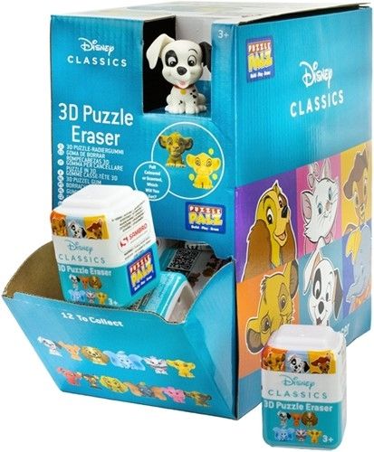Disney Classics Scented Puzzle Palz 3D Puzzle Radiergummi sortiert im display 4,5x6cm
