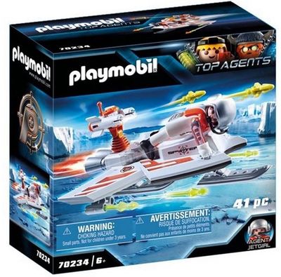 Playmobil Top Agents Spy Team Pilot 14x14cm Playmobil Top Agents Spy Team Pilot 14x14cm