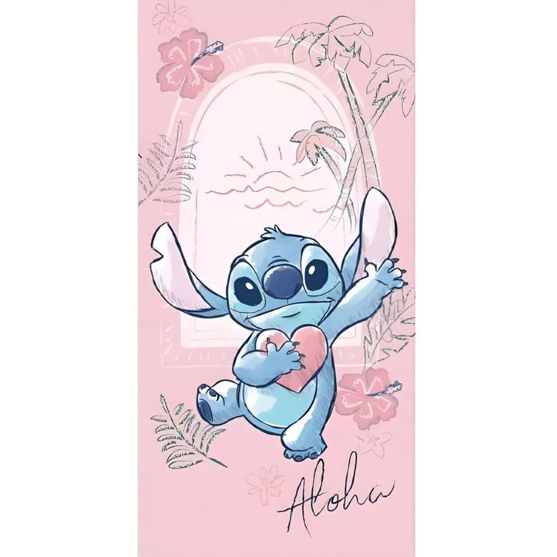 Disney Lilo und Stitch Heart Badetuch, Strandtuch 70x140 cm (Fast Dry) Disney Lilo und Stitch Heart Badetuch, Strandtuch 70x140 cm (Fast Dry)