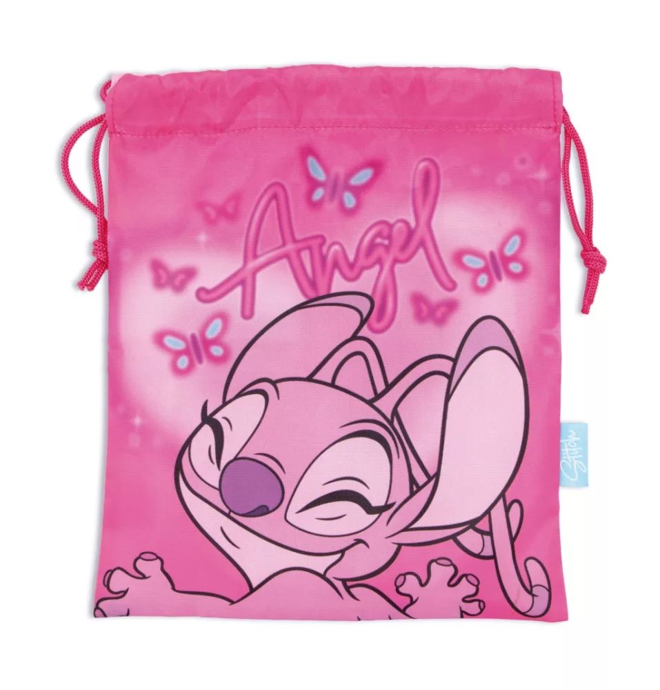 Disney Lilo und Stitch Pink Angel Lunchtasche 26,5 cm