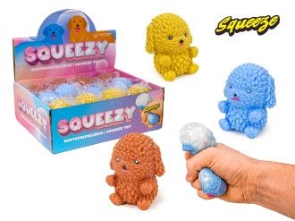 Squeezy Pudel Hund 7cm quetschhund Squeezy Pudel Hund 7cm quetschhund