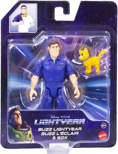 Disney Lightyear Actionfigur 12cm Buzz Lightyear & Sox 15x19cm