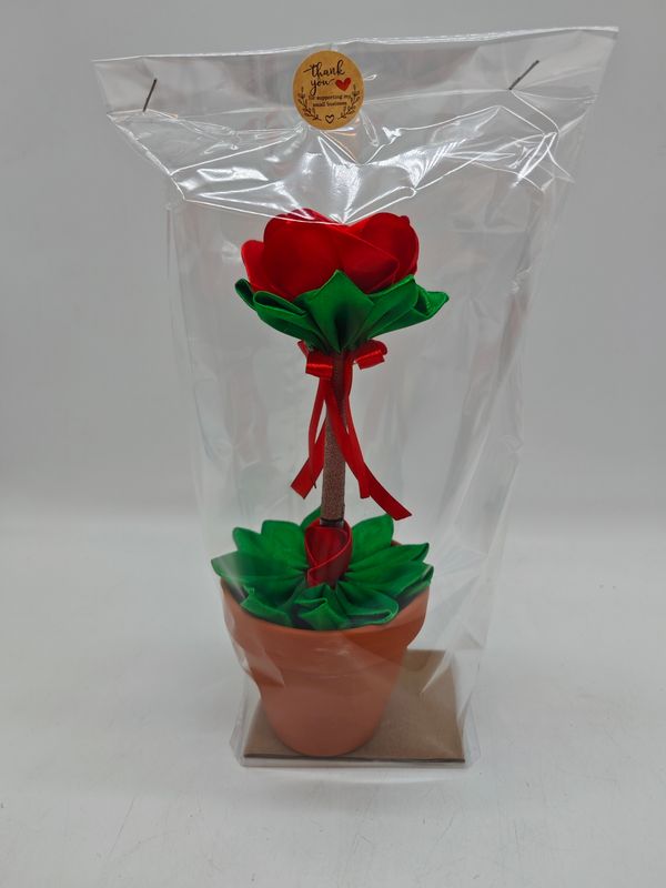 Handgemachte Rose stifthalter