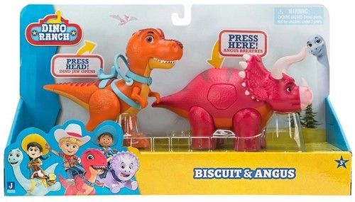 Dino Ranch 2-Pack Biscuit + Angus 19x33cm Dino Ranch 2-Pack Biscuit + Angus 19x33cm
