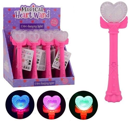 MädchenZauberstab mit Licht und Ton im Display 6x4x20cm