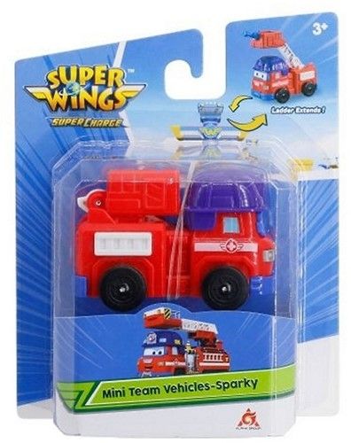 Super Wings Mini Team Vehicles Sparky 12x15cm Super Wings Mini Team Vehicles Sparky 12x15cm