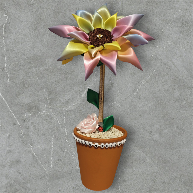 Deko Sonnenblumen stifthalter individuell beschriftbar Deko Sonnenblumen stifthalter individuell beschriftbar