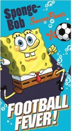 SpongeBob Football Fever Handtuch, Gesichtstuch