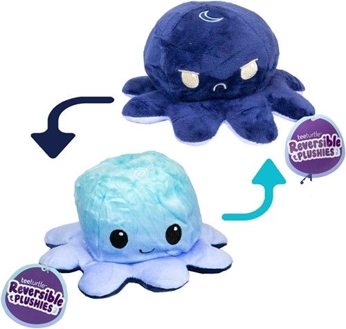 TeeTurtle Reversible Octopus Pluche 15x8cm High Quality Eco (vacuum packed)