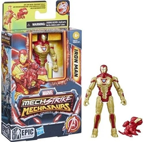 Marvel Mech Strike Mechasaurs Iron Man 10x18cm