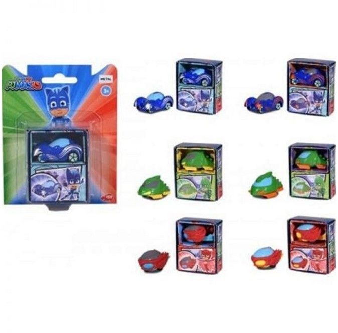 PJ Masks Micro Racer Die-Cast sortiert 12,5x15,5cm PJ Masks Micro Racer Die-Cast sortiert 12,5x15,5cm