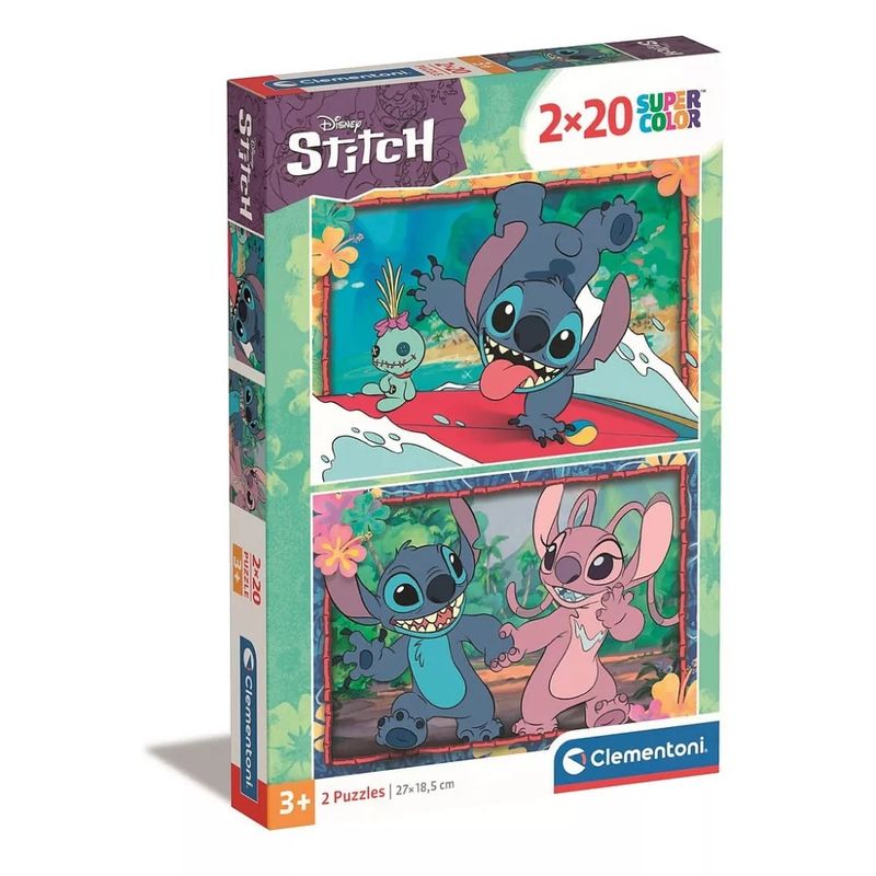 Disney Lilo und Stitch Angel 2x20-teiliges Puzzle Clementoni Disney Lilo und Stitch Angel 2x20-teiliges Puzzle Clementoni