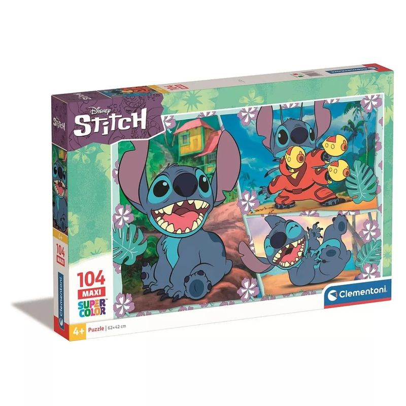 Disney Lilo und Stitch Plasma Blaster 104-teiliges Maxi-Puzzle Clementoni Disney Lilo und Stitch Plasma Blaster 104-teiliges Maxi-Puzzle Clementoni