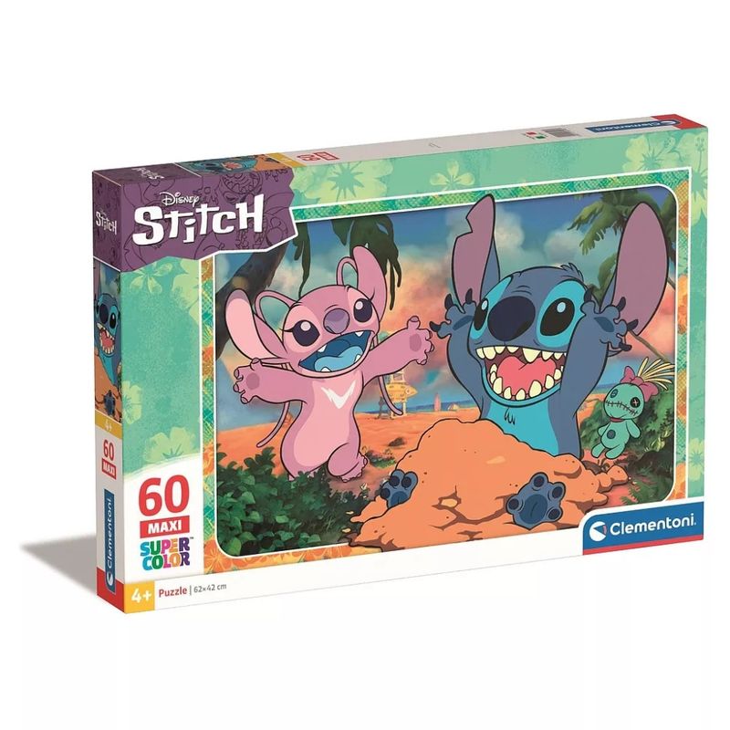 Disney Lilo und Stitch Sand 60-teiliges Maxi-Puzzle Clementoni Disney Lilo und Stitch Sand 60-teiliges Maxi-Puzzle Clementoni