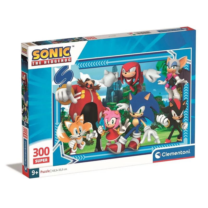 Sonic the Hedgehog Crew 300-teiliges Clementoni-Puzzle 