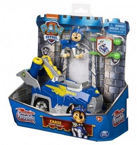 Spin Master Paw Patrol Rescue Knights Chase + Deluxe Fahrzeug 23x23cm