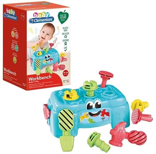 Clementoni Baby Werkbank Kleiner Handwerker 15x24cm