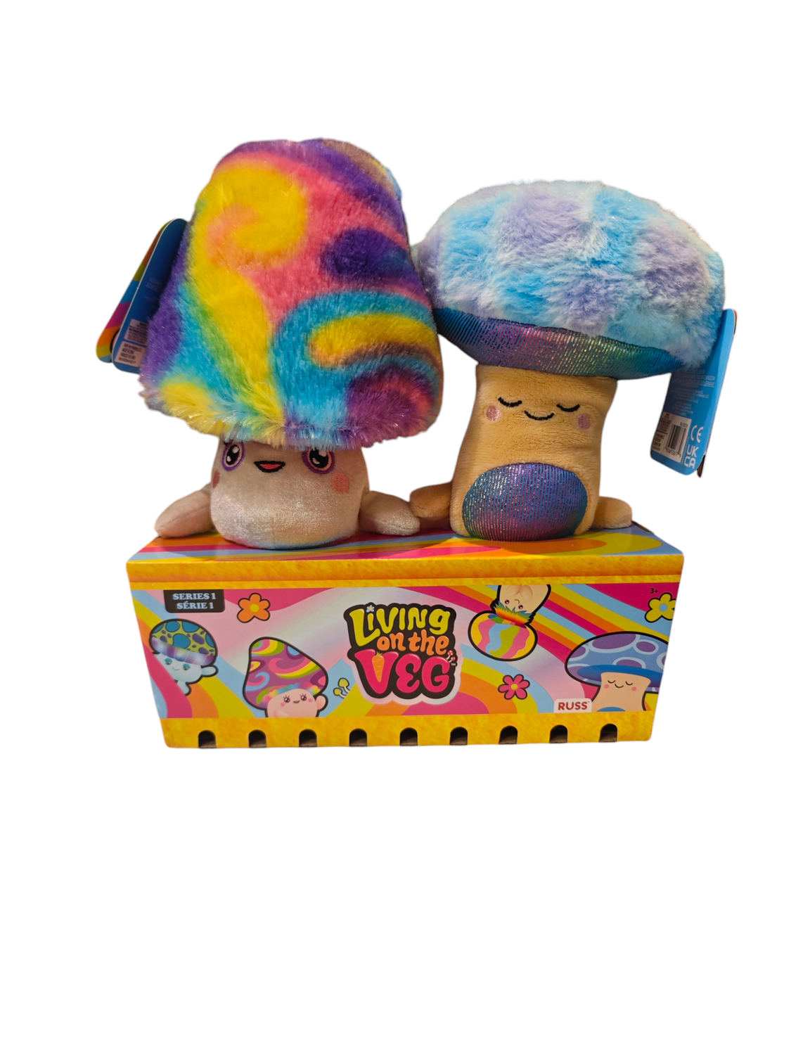 Pilz Plüsch 2er Pack