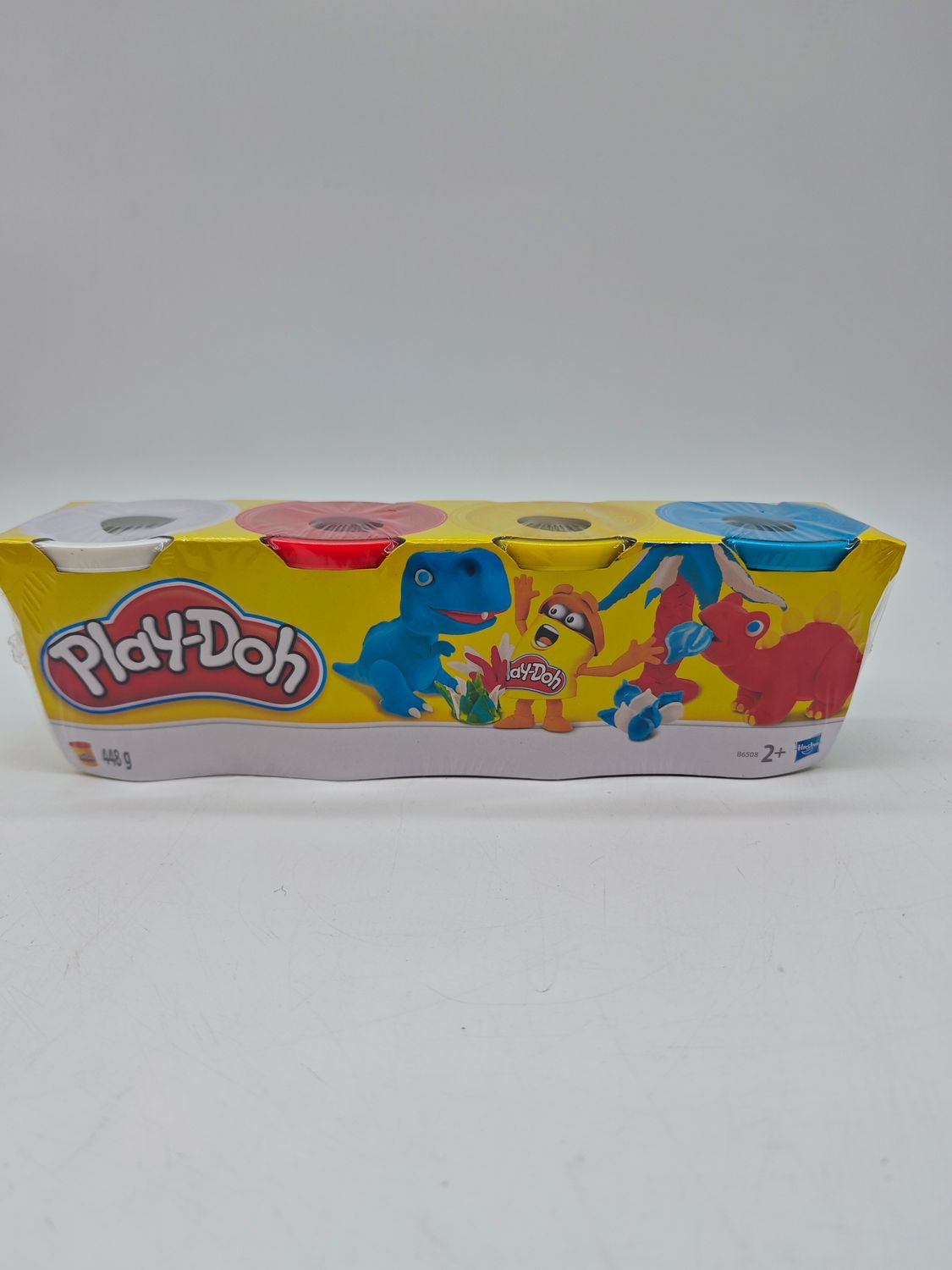 Hasbro - Play-Doh 4er Pack hellblau, hellgrün, pink und lila