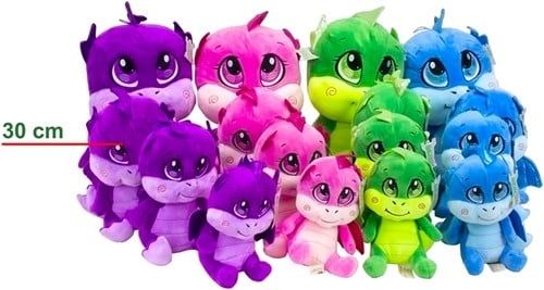 Plusch Dragons Flying Baby 4 sortiert 30cm