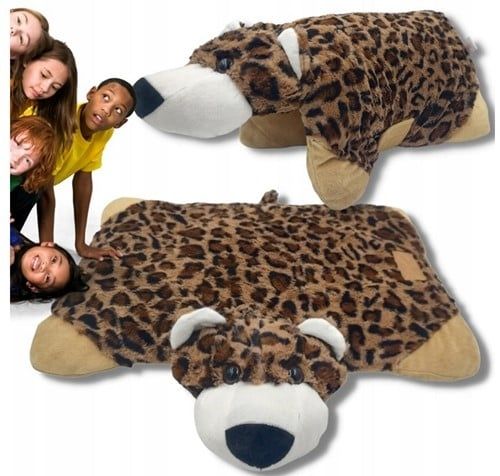 Swizzels Plüsch-Kuschelkissen Leopard 48x50cm