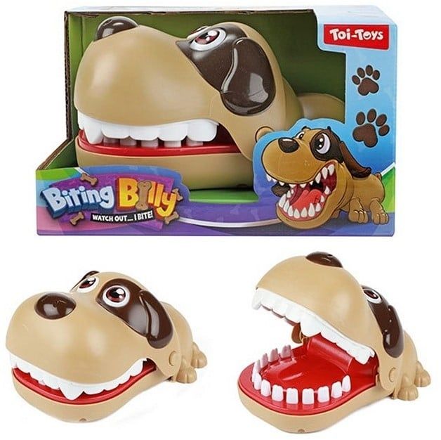Spiel Biting Billy Der Hund sieht so süß aus... 13x16cm
