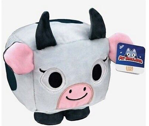 Big Games Pet Simulator Plusch Kuh 15x15cm