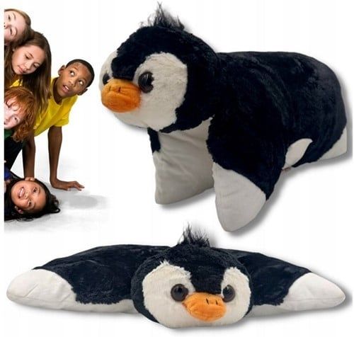 Swizzels Plüsch-Kuschelkissen Pinguin 48x50cm