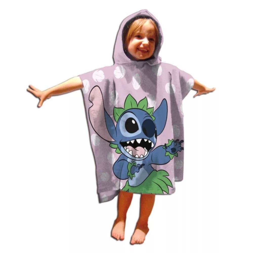 Disney Lilo und Stitch Hula Dancing Strandhandtuch Poncho 55x110 cm (Schnelltrocknend)