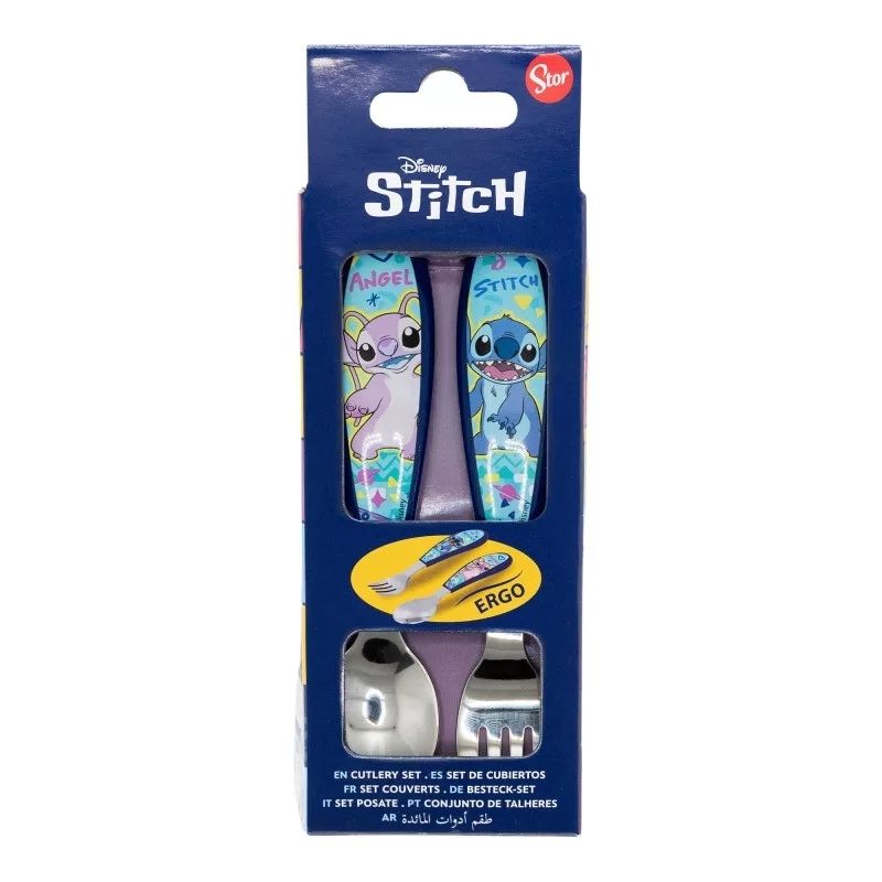 Disney Lilo und Stitch Drawing metall ergonomisches besteckset - 2 teilig