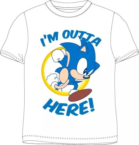 Sonic the Hedgehog Here Kinder Kurzarmshirt, Oberteil 104 cm