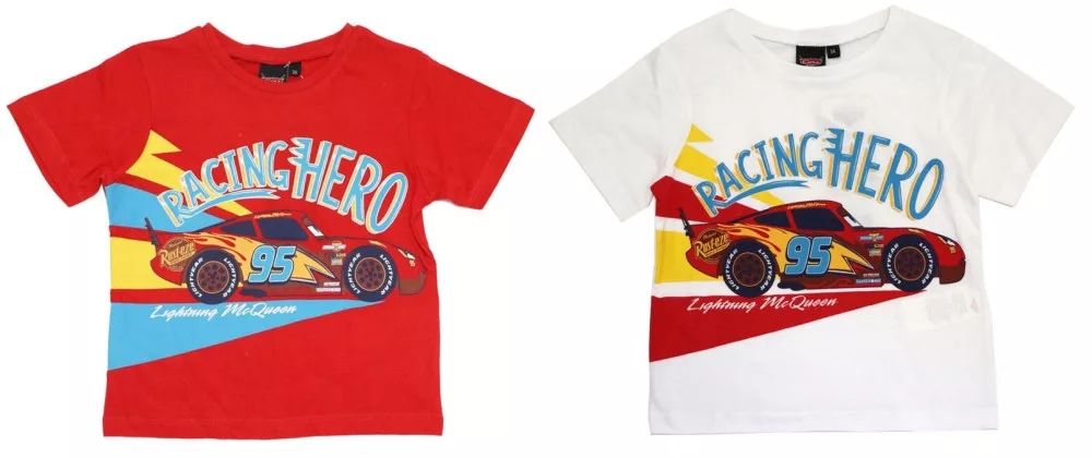 Disney Cars Kinder Kurzarmshirt, Oberteil 3-8 Jahre