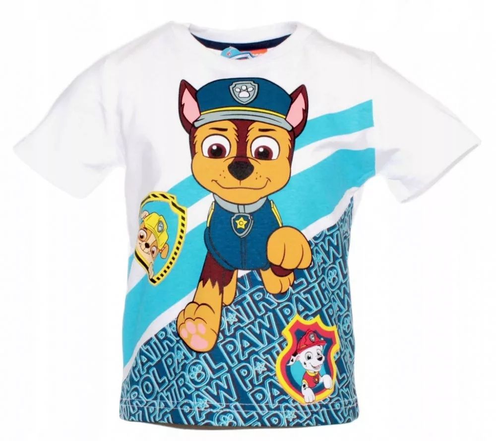 Paw Patrol Surefooted Kinder kurzes T-Shirt, Oberteil 128 cm