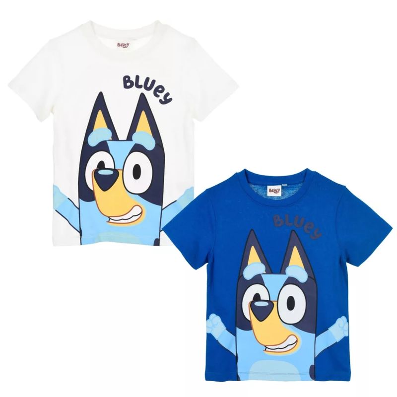 Bluey Kinder Kurzarmshirt, Oberteil 3-6 Jahre Bluey Kinder Kurzarmshirt, Oberteil 3-6 Jahre