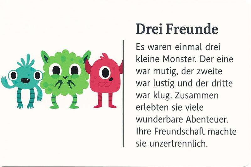 Drei Freunde Text