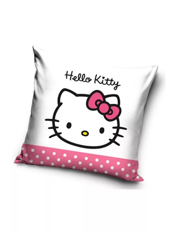 Hello Kitty Bow Kissenbezug 40x40 cm Velours Hello Kitty Bow Kissenbezug 40x40 cm Velours