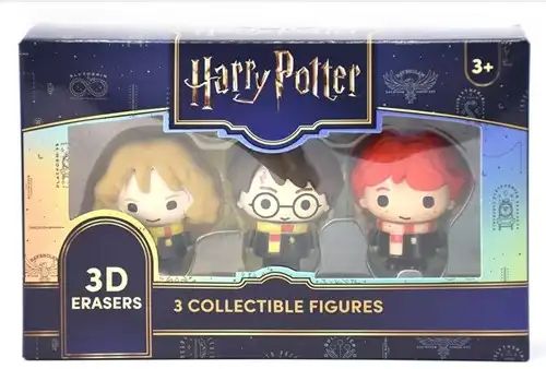Harry Potter 3D Erasers 3-Pack 11x17cm