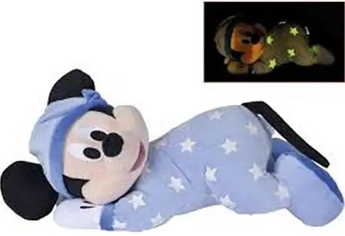 Disney Mickey Mouse Plusch Glow in the Dark 30cm