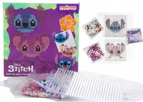 Disney Stitch Meltums 1200pcs Stitch and Angel 17x17cm