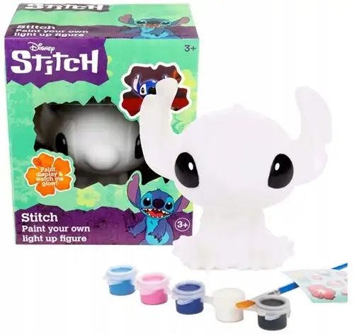 Disney Stitch Paint Your Own Light up Figure + Licht B/O 14x17cm