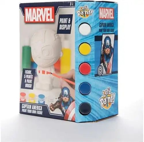 Marvel Paint Your Own Figure Captain America 14x19cm